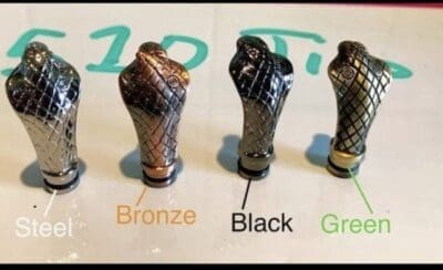 Buy Cobra 510 Metal Animal Drip Tip  - Free UK Next Day Delivery (no minimum spend)