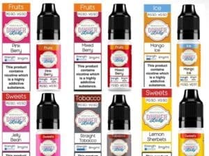 Buy Dinner Lady 3mg 50:50 E liquids 3mg - Free UK Next Day Delivery (no minimum spend)