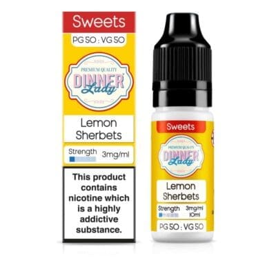 Buy Dinner Lady 3mg 50:50 E liquids 3mg - Free UK Next Day Delivery (no minimum spend)