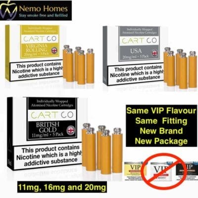 Buy Cart Co Tobacco Refill Cartridges Disposable Cartridge - Free UK Next Day Delivery (no minimum spend)