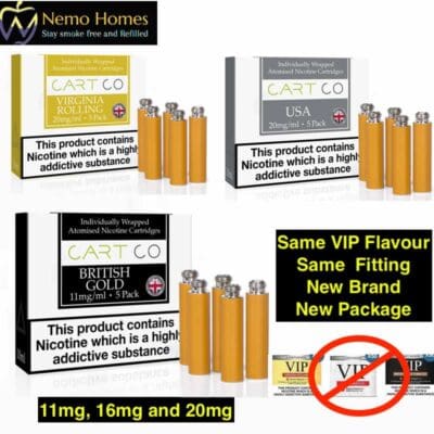 Buy Cart Co Tobacco Refill Cartridges Disposable Cartridge - Free UK Next Day Delivery (no minimum spend)