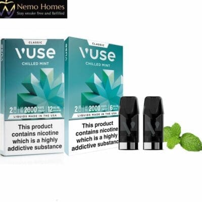 Buy Vuse Chilled Mint ePods | 6mg | 12mg | 18mg  - Free UK Next Day Delivery (no minimum spend)