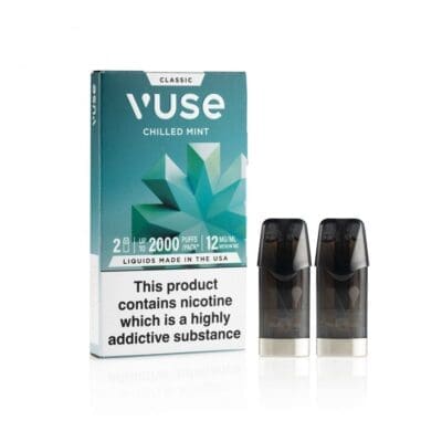 Buy Vuse Chilled Mint ePods | 6mg | 12mg | 18mg  - Free UK Next Day Delivery (no minimum spend)