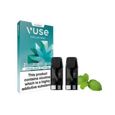 Buy Vuse Chilled Mint ePods | 6mg | 12mg | 18mg  - Free UK Next Day Delivery (no minimum spend)