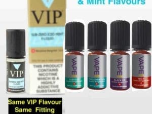 Buy Vapecom Menthol E liquid  - Free UK Next Day Delivery (no minimum spend)