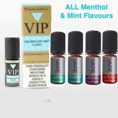Buy Vapecom Menthol E liquid  - Free UK Next Day Delivery (no minimum spend)