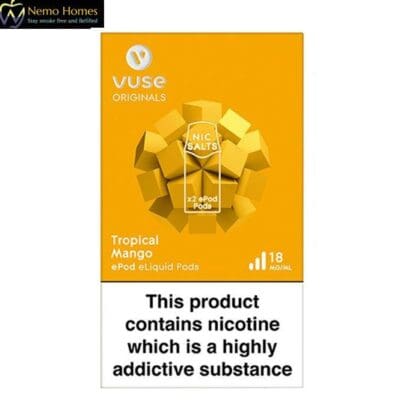 Buy Vuse Tropical Mango ePod | Vype ePod Disposable Pods - Free UK Next Day Delivery (no minimum spend)