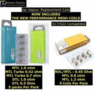 Buy Jac Vapour Coils - Free UK Next Day Delivery (no minimum spend)
