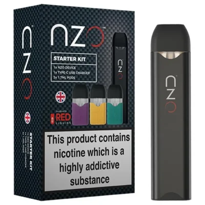 Buy NZO Starter Vape Kit and Pods nzo - Free UK Next Day Delivery (no minimum spend)