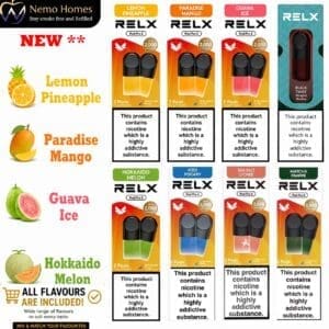 Buy RELX Pro and Relx Cotton Pods Cotton - Free UK Next Day Delivery (no minimum spend)