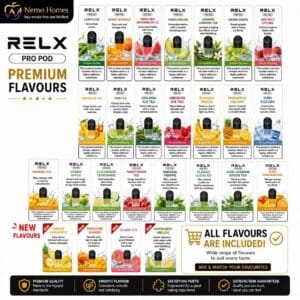Buy RELX Pro and Relx Cotton Pods Cotton - Free UK Next Day Delivery (no minimum spend)