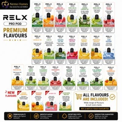Buy RELX Pro and Relx Cotton Pods Cotton - Free UK Next Day Delivery (no minimum spend)