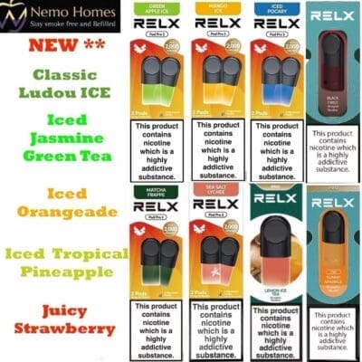 Buy RELX Pro and Relx Cotton Pods Cotton - Free UK Next Day Delivery (no minimum spend)