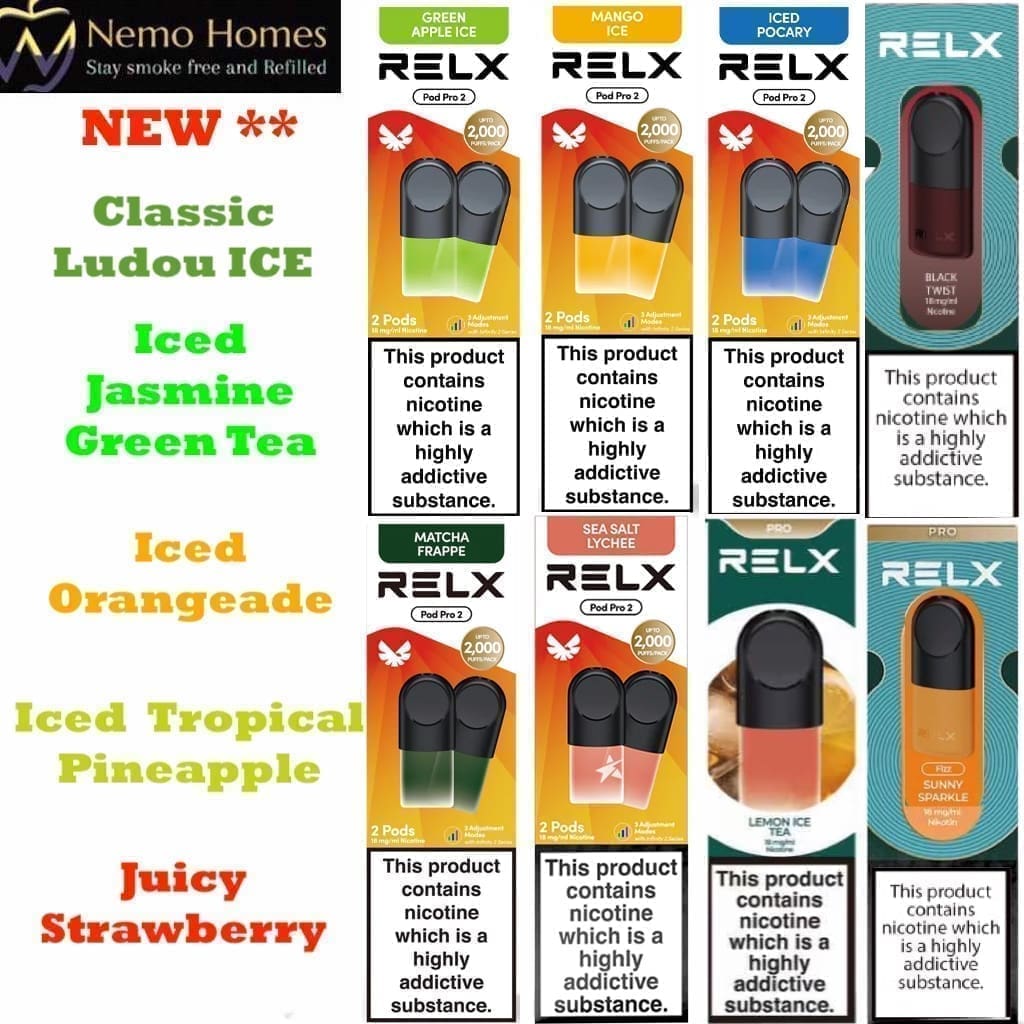 Buy RELX Pro and Relx Cotton Pods Cotton - Free UK Next Day Delivery (no minimum spend)