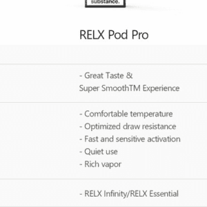 Buy RELX Pro and Relx Cotton Pods Cotton - Free UK Next Day Delivery (no minimum spend)