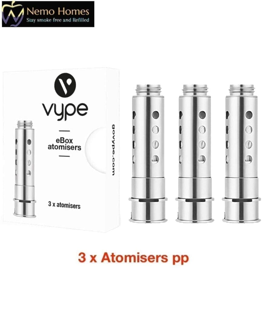 Buy VYPE Ebox Replacement Coils Ebox - Free UK Next Day Delivery (no minimum spend)