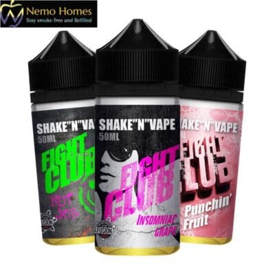 Buy Short Fill Fight Club Shake N Vape 50ml E liquid  - Free UK Next Day Delivery (no minimum spend)