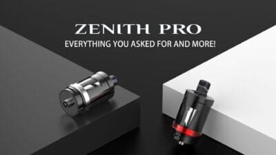 Buy Innokin Zenith Pro 2ml Vape Tank Kit + Opt Rings  - Free UK Next Day Delivery (no minimum spend)