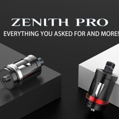 Buy Innokin Zenith Pro 2ml Vape Tank Kit + Opt Rings  - Free UK Next Day Delivery (no minimum spend)