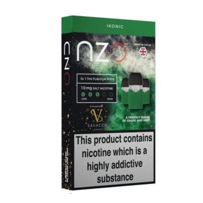 Buy NZO 10mg Vape Pod Refills | Leprechaun and SAVACCO E liquid  - Free UK Next Day Delivery (no minimum spend)