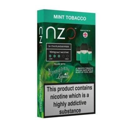Buy NZO 10mg Vape Pod Refills | Leprechaun and SAVACCO E liquid  - Free UK Next Day Delivery (no minimum spend)