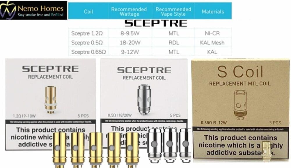 Buy Innokin Sceptre S Coils  - Free UK Next Day Delivery (no minimum spend)