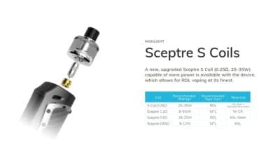 Buy Innokin Sceptre S Coils  - Free UK Next Day Delivery (no minimum spend)