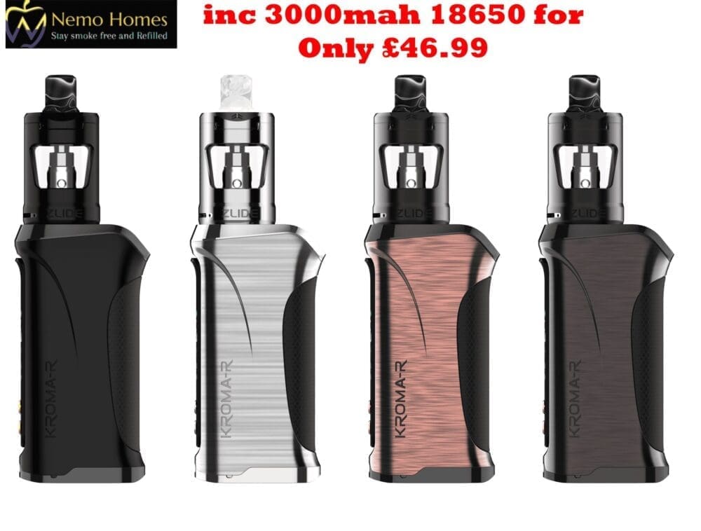 Buy Innokin Kroma R Zlide Kit + Battery & E liquid  - Free UK Next Day Delivery (no minimum spend)