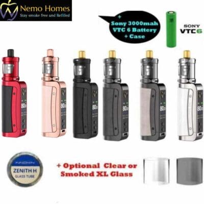 Buy Innokin CoolFire Z80 Zenith II (2) 2ml Tank Vape Kit  - Free UK Next Day Delivery (no minimum spend)