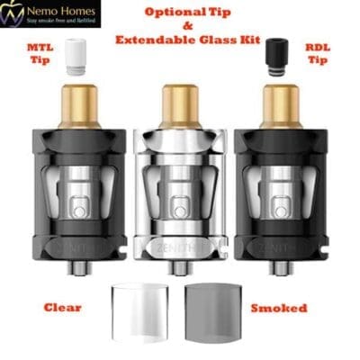 Buy Innokin Zenith 2 (II) Tank (2ML) Vape Tank Kit + Tips  - Free UK Next Day Delivery (no minimum spend)