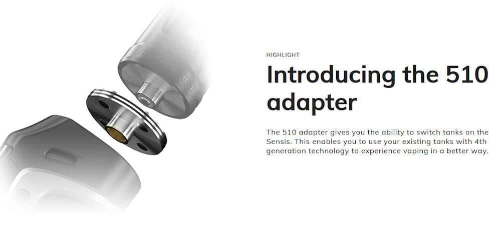 Buy Innokin 510 Adapter and Optional Pod  - Free UK Next Day Delivery (no minimum spend)