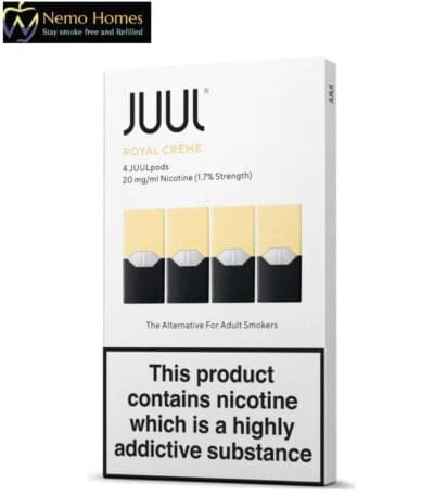 Buy Juul Royal Creme 20mg 2.0% Pod Refills  - Free UK Next Day Delivery (no minimum spend)