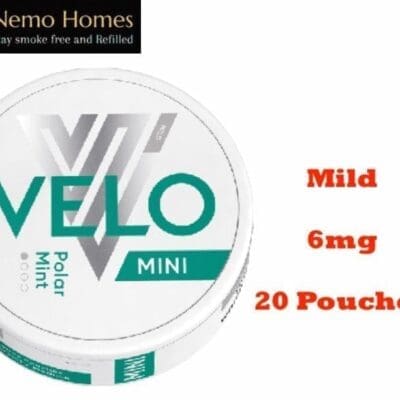 Buy Velo Nicotine Pouches Polar Mint Mild 6mg Nicotine Pouches - Free UK Next Day Delivery (no minimum spend)
