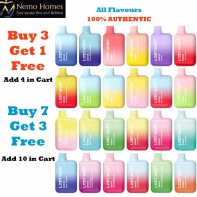 Buy Lost Mary BM600 Vape Box  - Free UK Next Day Delivery (no minimum spend)