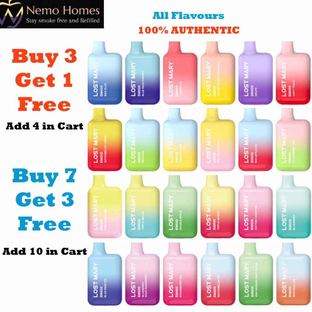 Buy Lost Mary BM600 Vape Box  - Free UK Next Day Delivery (no minimum spend)