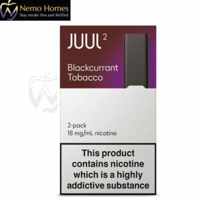 Buy JUUL 2 Blackcurrant Tobacco 18mg Pod Disposable Pods - Free UK Next Day Delivery (no minimum spend)