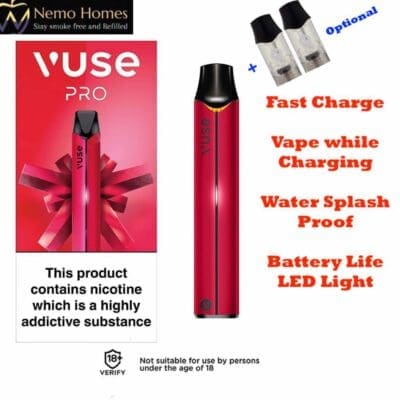 Buy Vuse Epod Pro Red Device and Optional Pods epod - Free UK Next Day Delivery (no minimum spend)