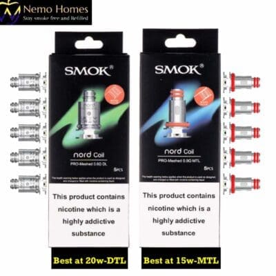 Buy Smok Nord Pro Coil Replacement  - Free UK Next Day Delivery (no minimum spend)