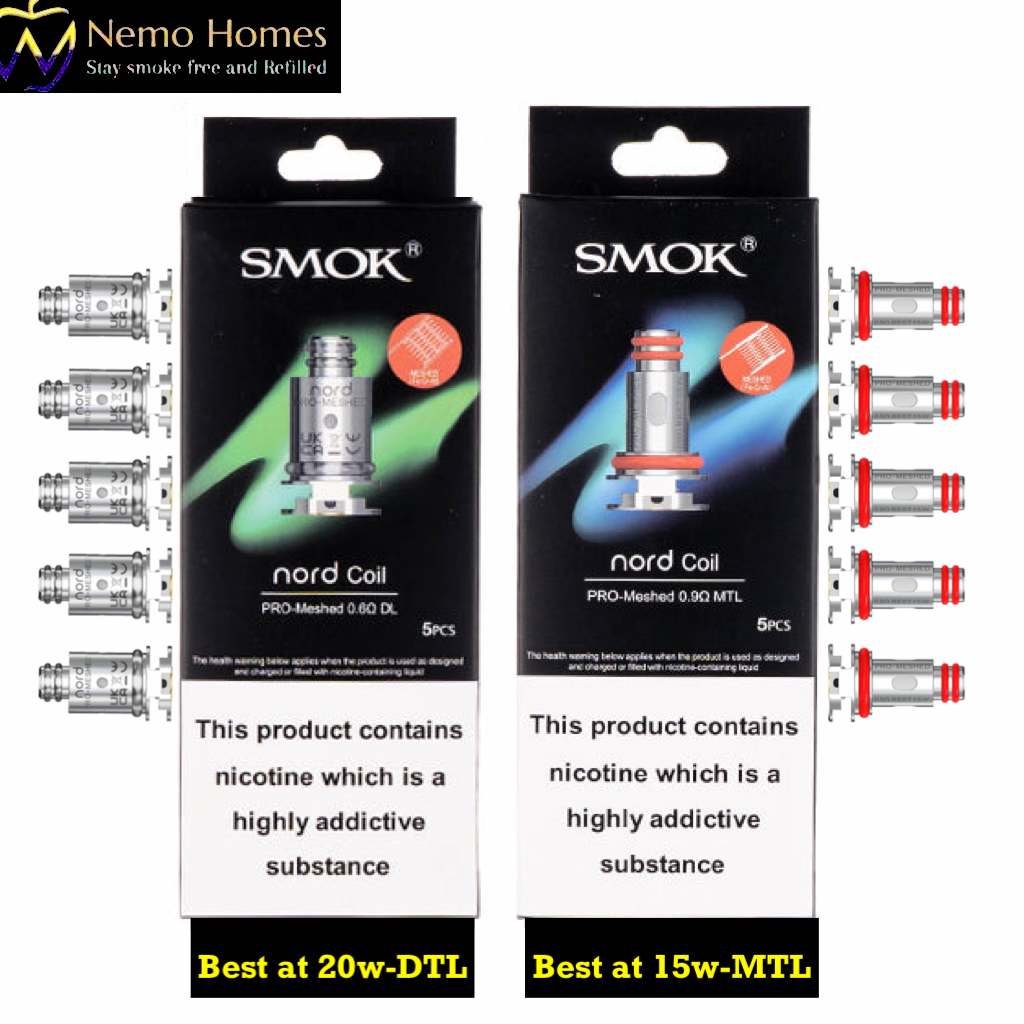 Buy Smok Nord Pro Coil Replacement  - Free UK Next Day Delivery (no minimum spend)
