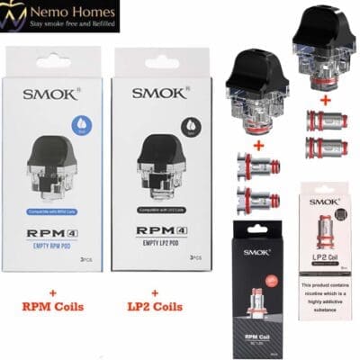 Buy Smok RPM4 Pod | LP2 Pod and Coils  - Free UK Next Day Delivery (no minimum spend)