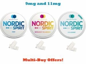 Buy Nordic Spirit Nicotine Pouches Nicotine Pouches - Free UK Next Day Delivery (no minimum spend)