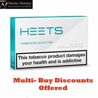 Buy IQOS Turquoise Heets Tobacco Sticks Heated Tobacco - Free UK Next Day Delivery (no minimum spend)
