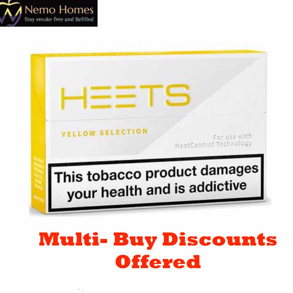 Buy IQOS Yellow Heets Tobacco Sticks Heated Tobacco - Free UK Next Day Delivery (no minimum spend)