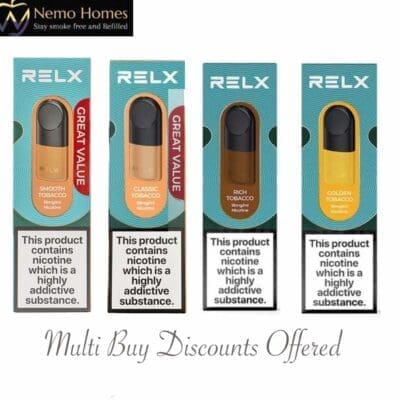 Buy Relx Tobacco Flavour Cotton Pods Cotton - Free UK Next Day Delivery (no minimum spend)