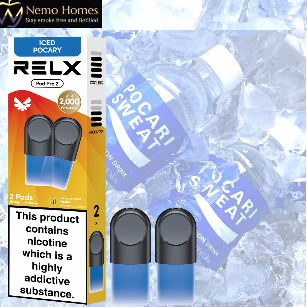 Buy RELX Pro and Relx Cotton Pods - Free UK Next Day Delivery (no minimum spend)