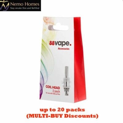 Buy 88Vape Deluxe Vape Pen Coils  - Free UK Next Day Delivery (no minimum spend)