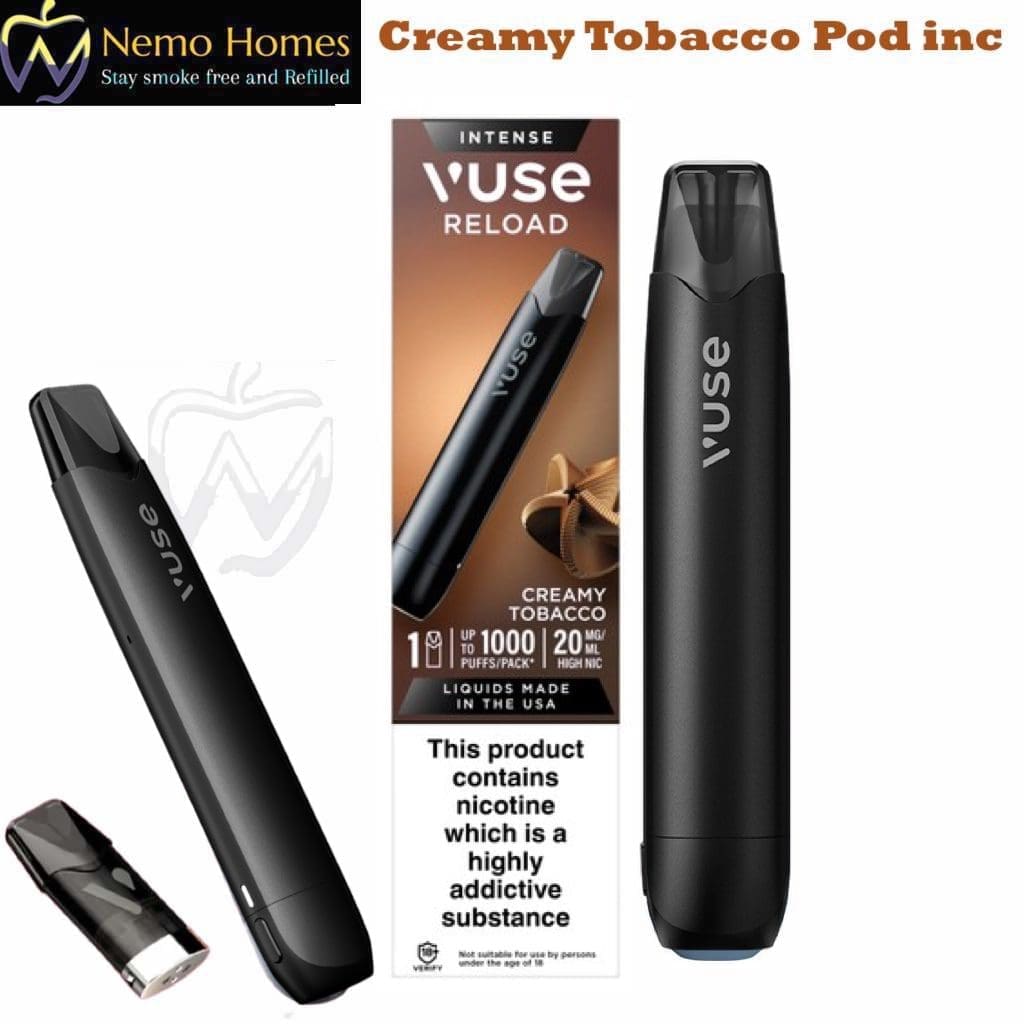 Buy Creamy Tobacco Vuse Go 1000 Rechargeable Vape - Free UK Next Day Delivery (no minimum spend)