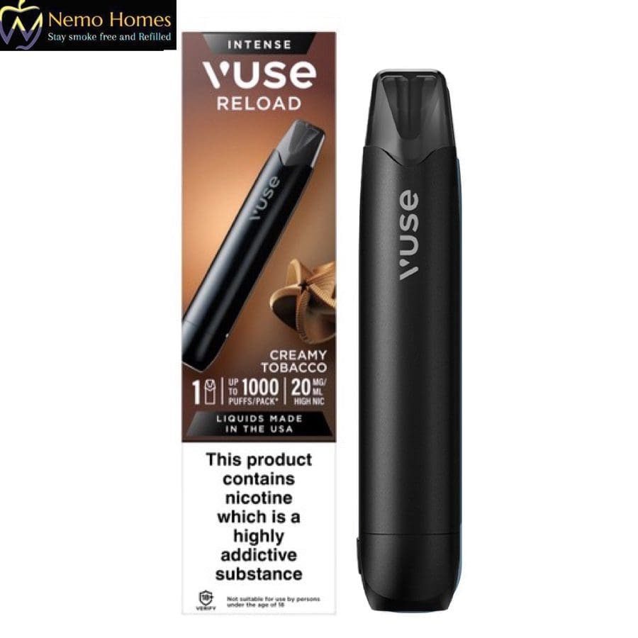 Buy Creamy Tobacco Vuse Go 1000 Rechargeable Vape - Free UK Next Day Delivery (no minimum spend)