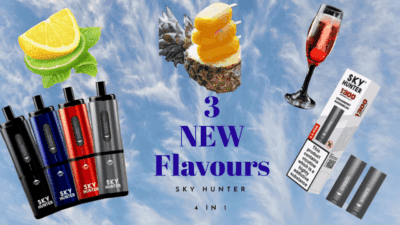 Buy Sky Hunter Vape Pod Cartridge 4 in 1 Disposable - Free UK Next Day Delivery (no minimum spend)