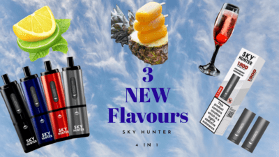 Buy Sky Hunter Vape Pod Cartridge 4 in 1 Disposable - Free UK Next Day Delivery (no minimum spend)